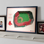 Boston Red Sox // Fenway Park // 25 Layer Wall Art (5-Layer)