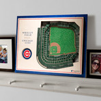 Chicago Cubs // Wrigley Field // 25 Layer Wall Art (5-Layer)