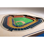 Los Angeles Dodgers // Dodger Stadium // 25 Layer Wall Art (5-Layer)