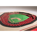 St. Louis Cardinals // Busch Stadium // 25 Layer Wall Art (5-Layer)