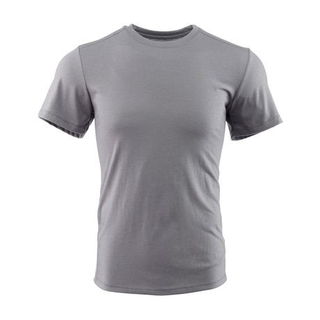 Everyday Cashmere Short Sleeve Crew // Slate (S)