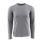 Everyday Cashmere Long Sleeve Crew // Slate (XL)