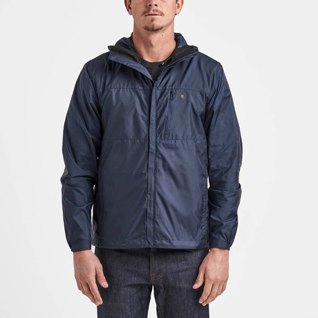 Wayward Packable Shell Jacket // Navy (S)