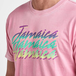 Accidental Tourist Premium Tee // Pink (M)