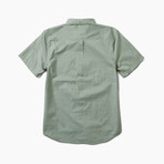 Well Worn Button Up Shirt // Olive (L)