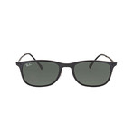 Ray-Ban // RB4225 Sunglasses // Matte Black + Green