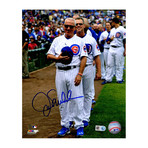 Joe Maddon // Signed Chicago Cubs Wrigley Field National Anthem // 8x10 Photo