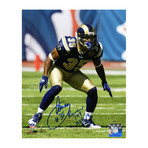 Aeneas Williams Signed St Louis Rams Action 8x10 Photo w/HOF'14