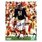 Dick Butkus Signed Bears Action 8x10 Photo