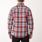 Double Faced Plaid Shirt // Red (L)