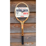 Wimbledon Wooden Tennis Racquet clock