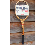 Wimbledon Wooden Tennis Racquet clock