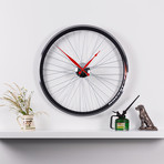 Racing Bike Wheel Clock // Two Tone // 22.5