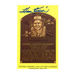 Harmon Killebrew Signed Hall of Fame Plaque Postcard