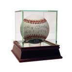 Mickey Mantle Signed Hand Painted Baseball