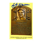 Early Wynn Signed Hall of Fame Plaque Postcard