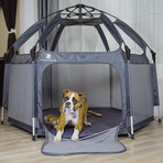 Pop N Go Play Pen + Mattress Combo // Black