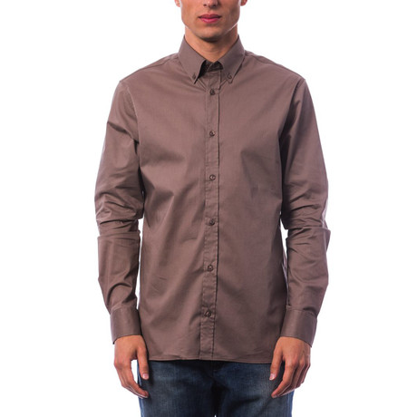 Fideli Dress Shirt // Taupe (S)