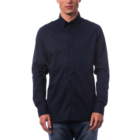 Albiso Dress Shirt // Blue Marine (S)