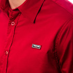 Piera Dress Shirt // Red (S)