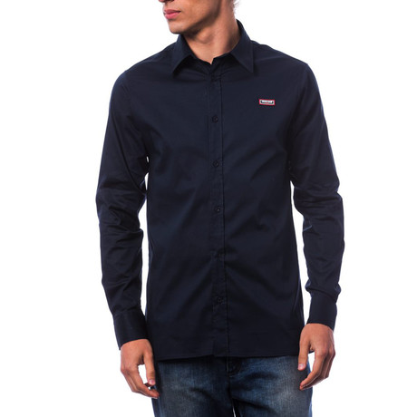 Babilonio Dress Shirt // Blue Marine (S)