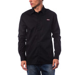 Barbato Dress Shirt // Black (S)