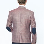 Harrison Jacket // Burgundy + Grey (XXL)