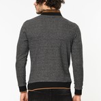 Quarter-Zip Sweatshirt // Dark Blue (M)