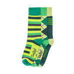 Socks // Green // Set of 3