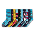 Socks // Teal + Yellow // Set of 10