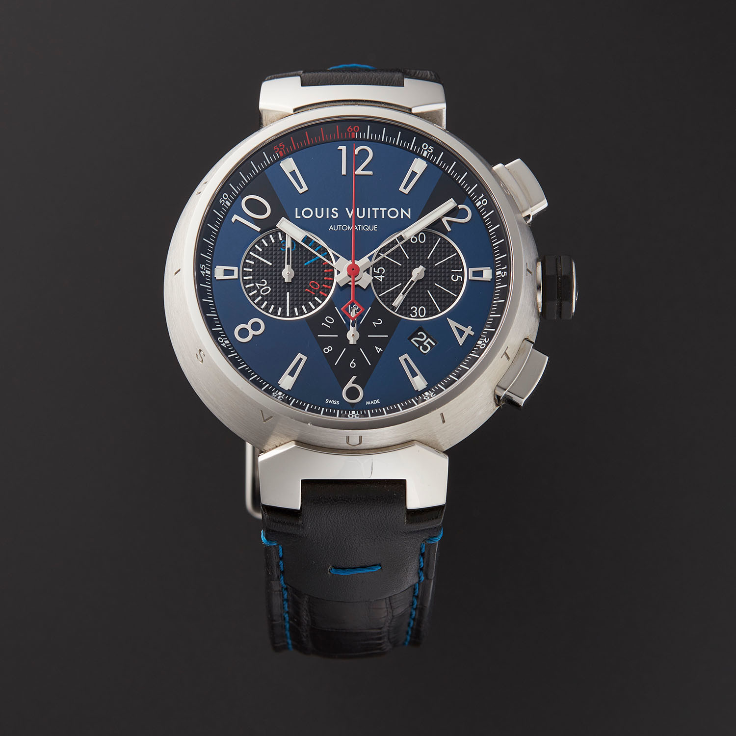 Louis Vuitton Tambour Chronograph Automatic // Q102V // Pre-Owned - Fine  Swiss watches - Touch of Modern