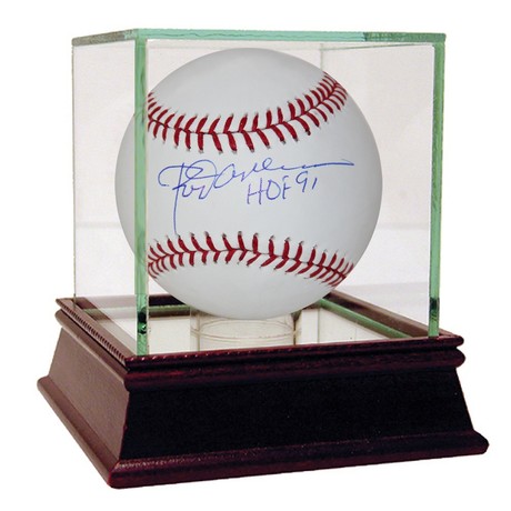 Brooks Robinson Signed Hall of Fame Plaque Postcard