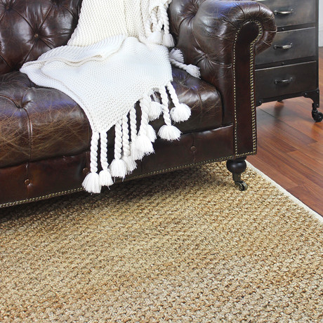 Birch Jute Rug (2.5'W x 7'L)