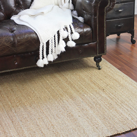 Luca Jute Cotton Rug (2.5'W x 7'L)