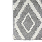 Logan Wool Rug // Gray (2.5'W x 7'L)