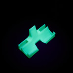 Smart Phone Wall Dock + Command Strips // Glow-in-the-Dark // Set of 2