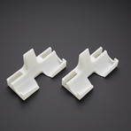 Smart Phone Wall Dock + Command Strips // Glow-in-the-Dark // Set of 2