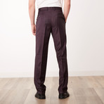 Classic Slim Fit Trouser // Aubergine (Euro: 50)