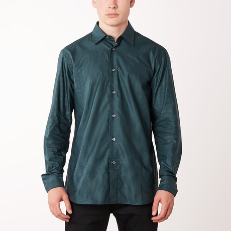 Jan Long Sleeve Fitted // Green (XS)