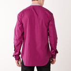 Aaron Long Sleeve Fitted Shirt // Pink (2XL)