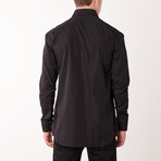 Von Long Sleeve Fitted Shirt // Black (XL)