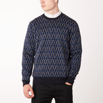 Knit Crewneck Sweater // Blue Ink (Euro: 54)