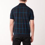 Garrett Knit Sweaters Polo // Midnight Blue (Euro: 54)