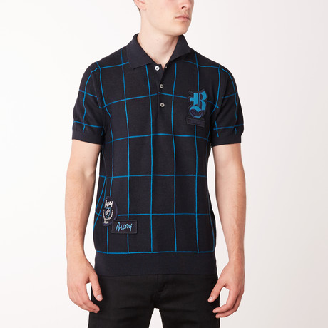 Garrett Knit Sweaters Polo // Midnight Blue (Euro: 46)