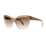 Tom Ford // Women's Lily Sunglasses // Brown Fade + Brown Gradient