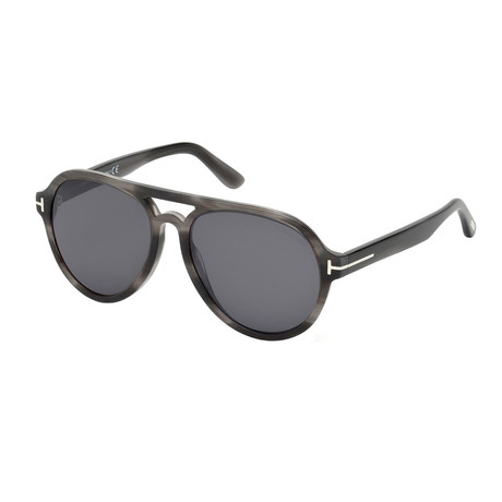 Men's Rory Sunglasses // Gray Tortoise + Brown