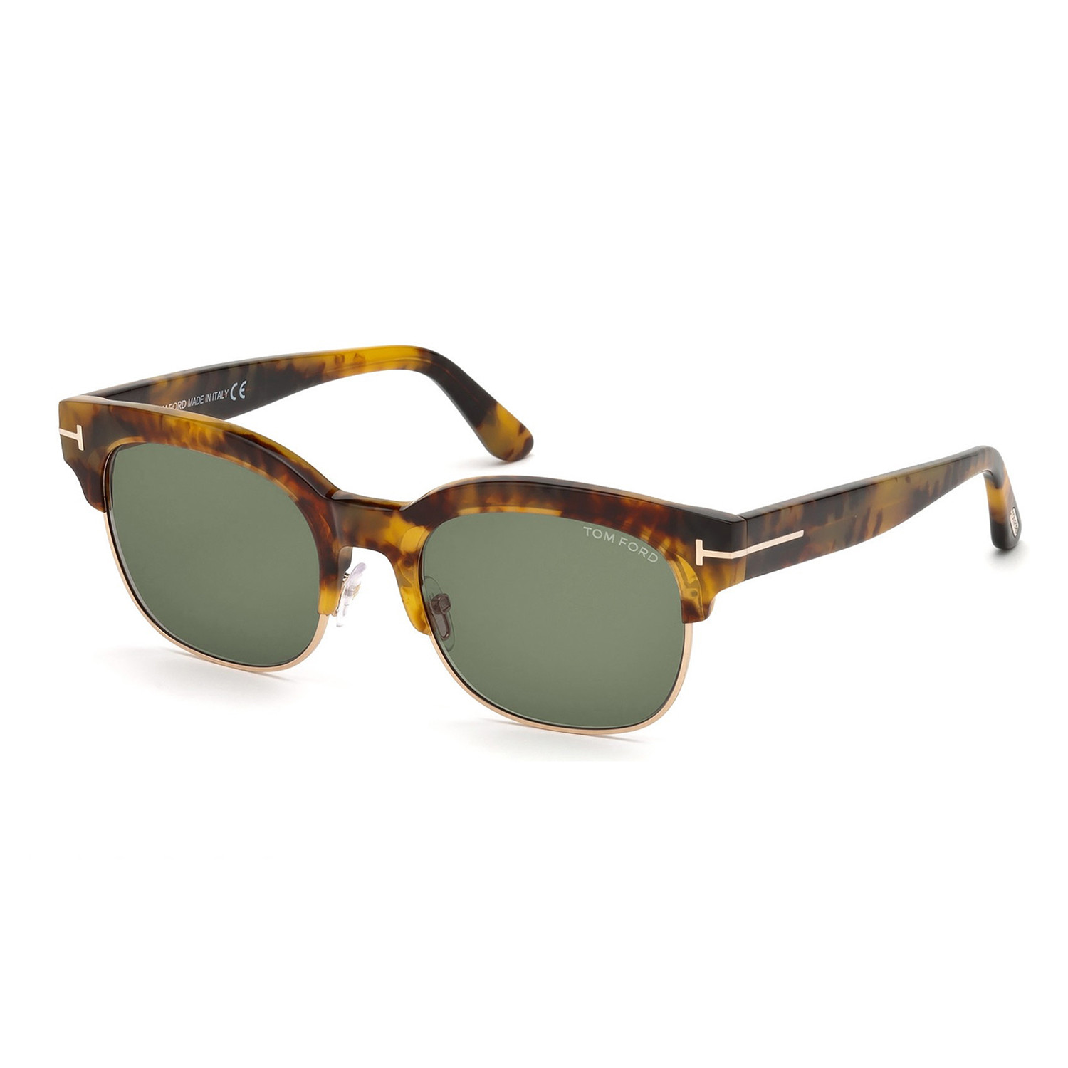 Men's Harry Sunglasses // Havana + Green - Accessories & Watches ...