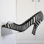 Horizontal Shoe Rack // Silver