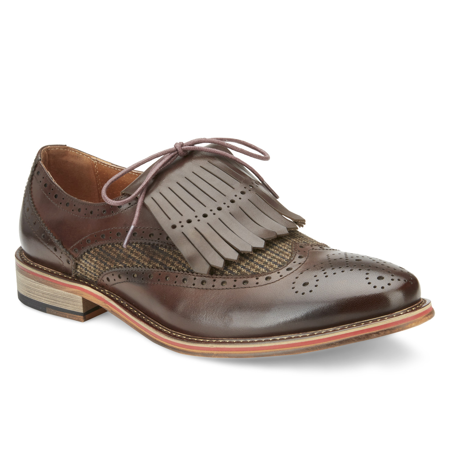 Kenyte Kiltie Dress Shoe // Brown (US: 10) - Vintage Foundry - Touch of ...
