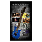 Framed Autographed Guitar // Lenny Kravitz